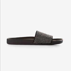 Express Shoes - Express Embellished Slides Express Shoes - Express Embellished Slides